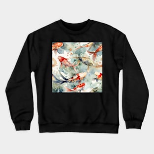 Watercolor Koi pattern -2 Crewneck Sweatshirt